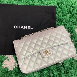 Chanel Medium Double Flap Iridescent